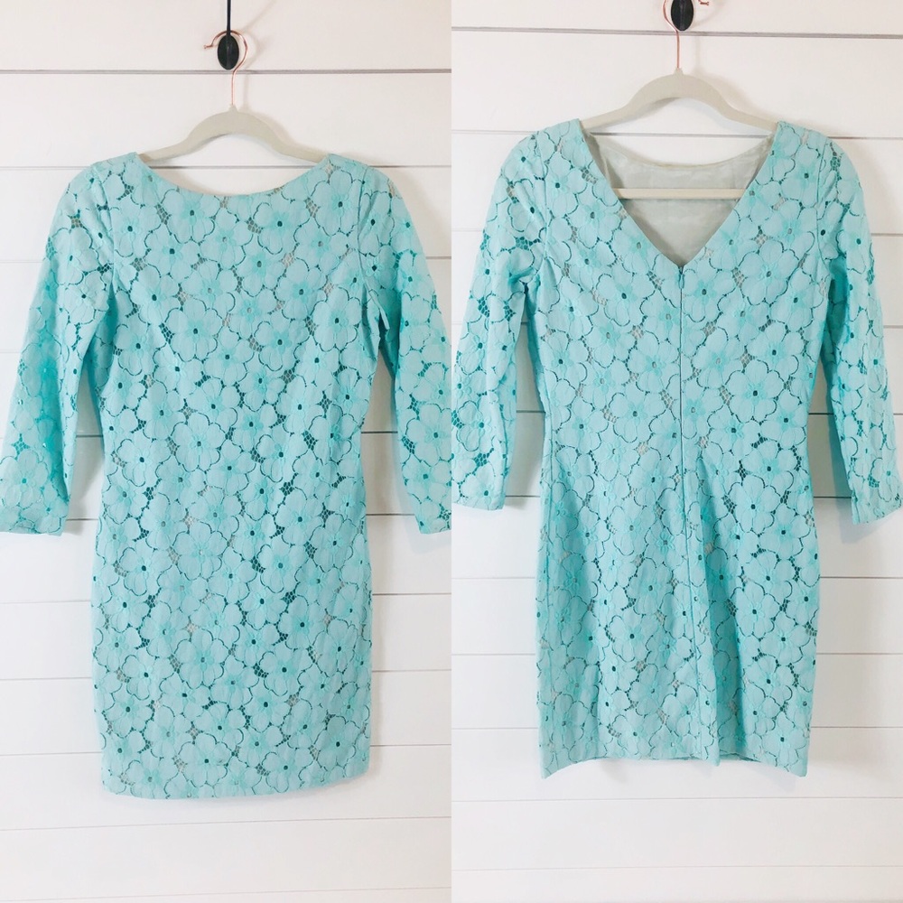 Diane Von Furstenberg DVF Sarita Flower Lace Dress size 2